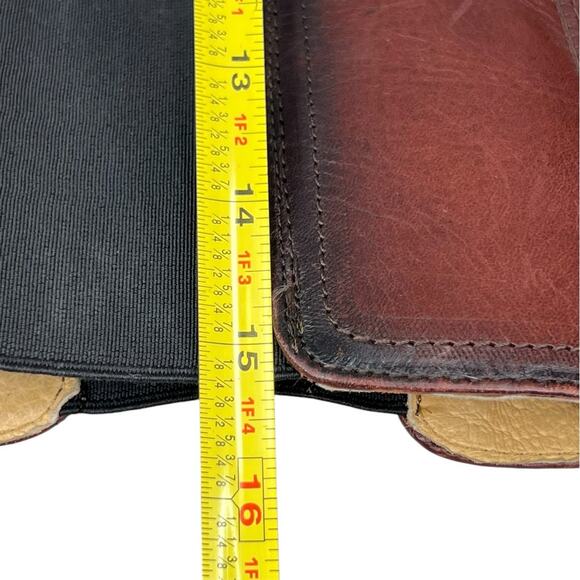 Frye Women’s Lindsay Gore Tall Brown Leather Riding Boots Size US 6 - Picture 10 of 12